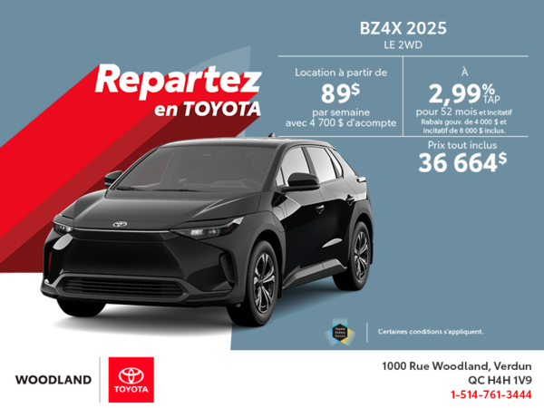 Toyota BZ4X 2025