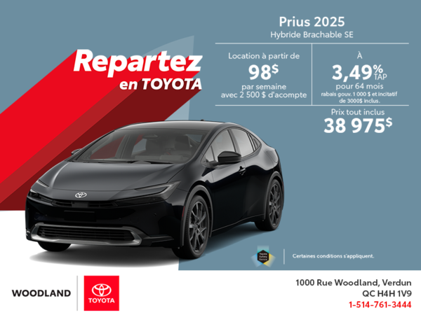 Toyota Prius Plug-In Hybrid 2025