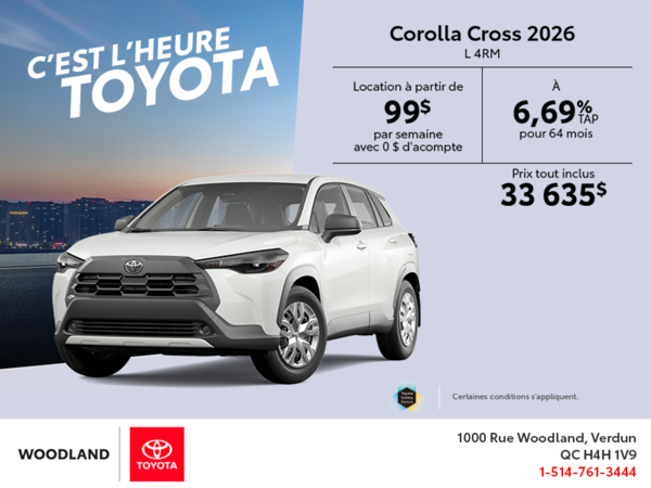 Toyota Corolla Cross 2026