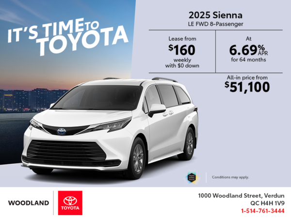 2025 Toyota Sienna Hybrid