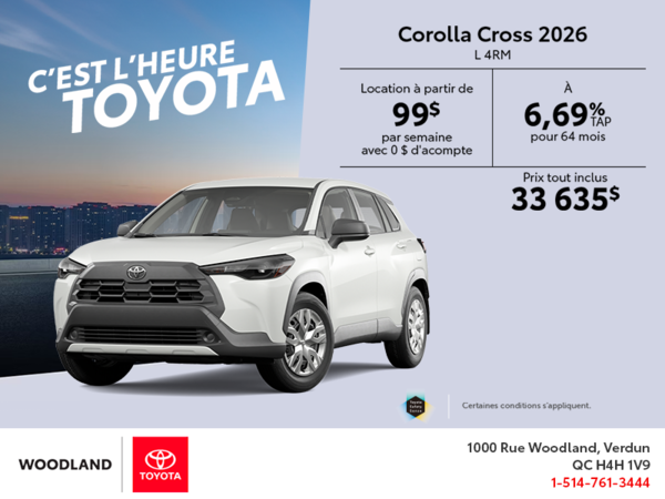 Toyota Corolla Cross 2026