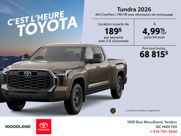 Toyota Tundra 2026