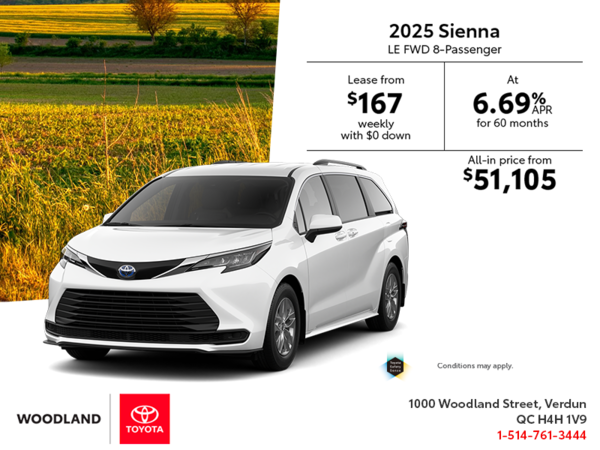 2025 Toyota Sienna Hybrid