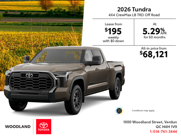 2026 Toyota Tundra