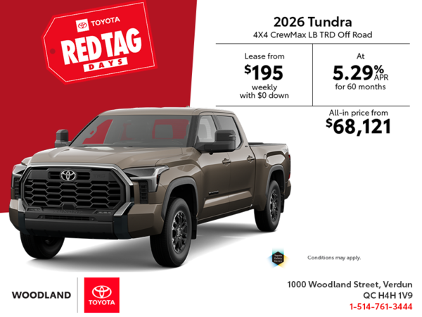 2026 Toyota Tundra