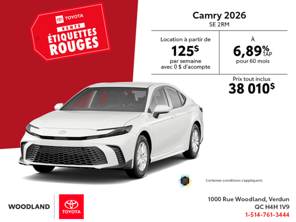 Toyota Camry Hybrid 2026