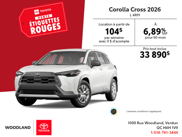 Toyota Corolla Cross 2026