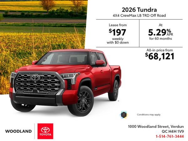 2026 Toyota Tundra