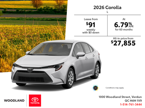 2026 Toyota Corolla