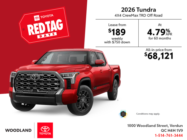 2026 Toyota Tundra