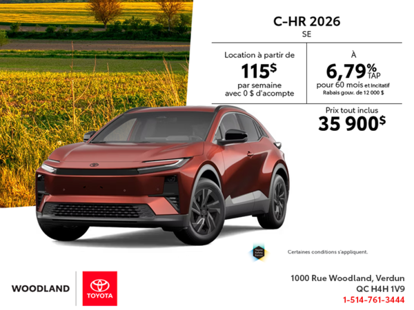 Toyota C-HR 2026
