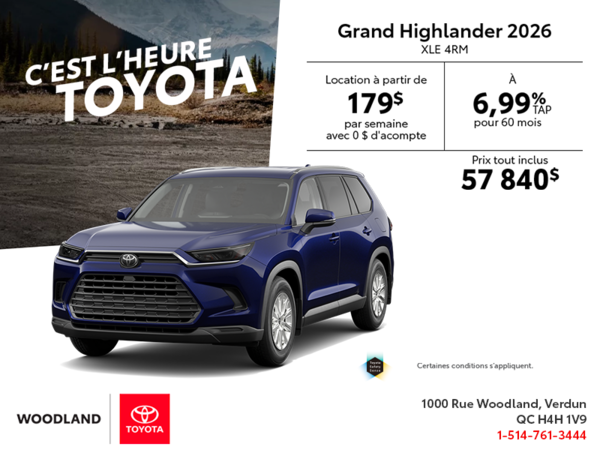 Toyota Grand Highlander 2026