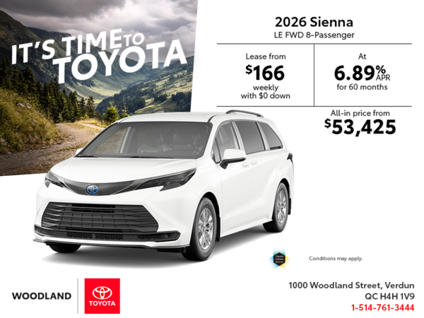 2026 Toyota Sienna Hybrid