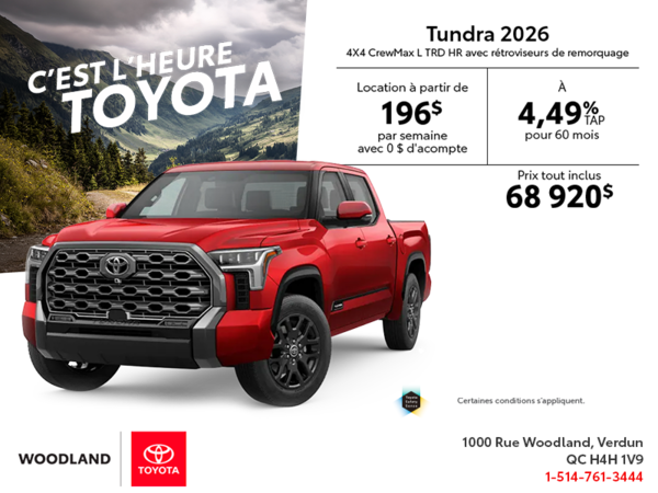 Toyota Tundra 2026