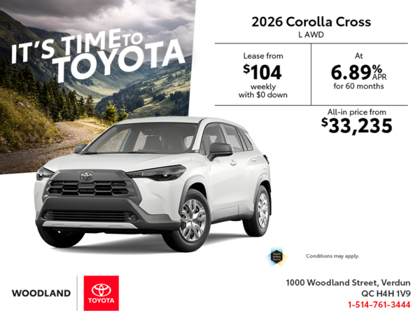 2026 Toyota Corolla Cross