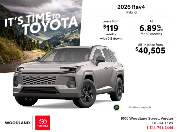 2026 Toyota RAV4 Hybrid
