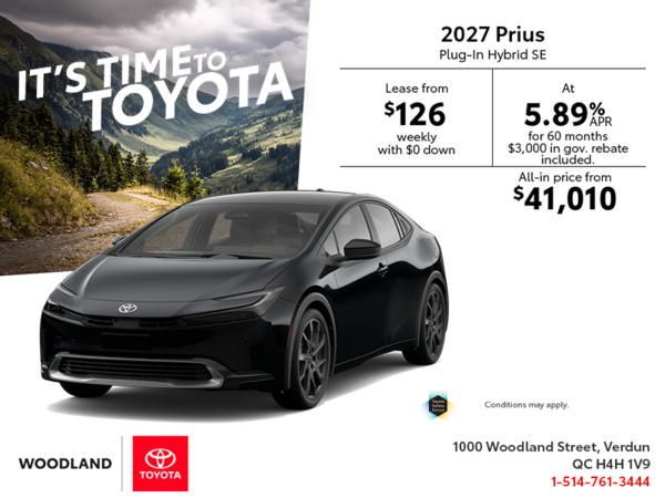 2027 Toyota Prius Plug-In Hybrid