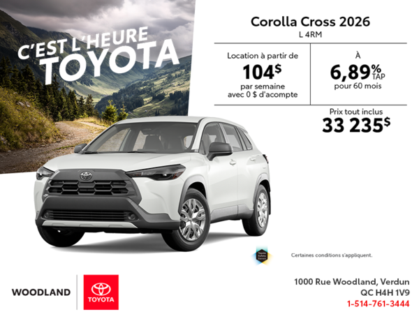 Toyota Corolla Cross 2026