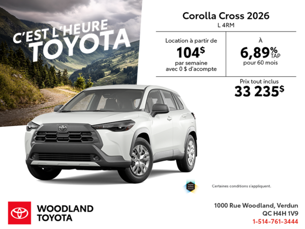 Toyota Corolla Cross 2026