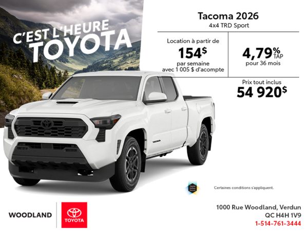 Toyota Tacoma 2026