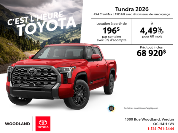 Toyota Tundra 2026