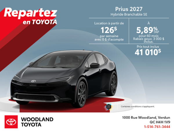 Toyota Prius Plug-In Hybrid 2027