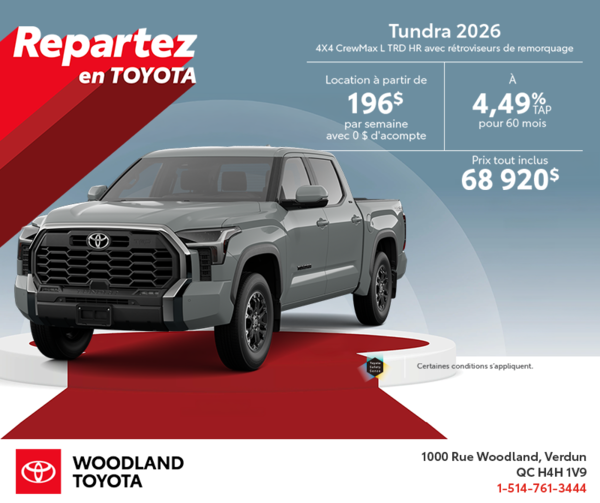Toyota Tundra 2026