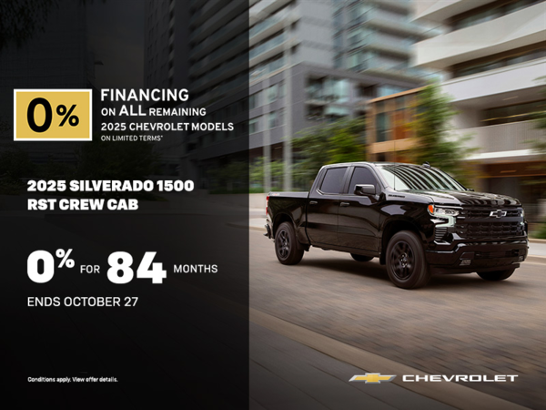 Get the 2025 Chevrolet Silverado 1500 RST Crew Cab