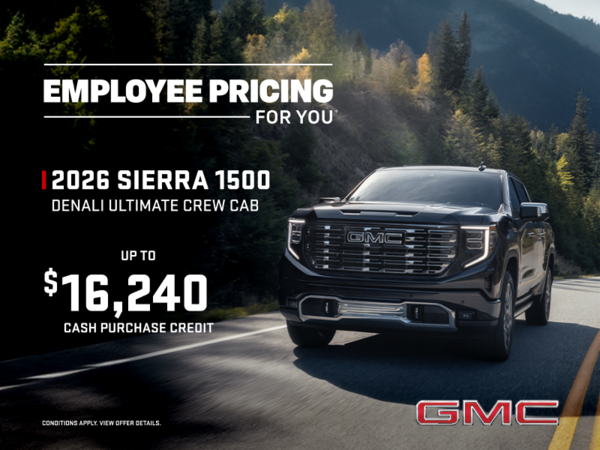 The 2026 GMC Sierra 1500 Denali Ultimate Crew Cab