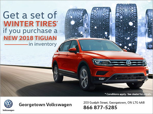Get Winter Tires with Every New Tiguan Purchase!