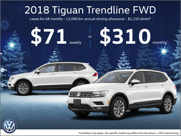 Tiguan December Offer