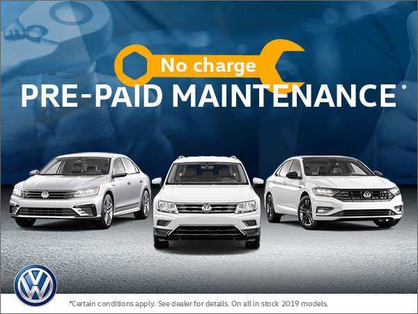 No-Charge Pre-Paid Maintenance