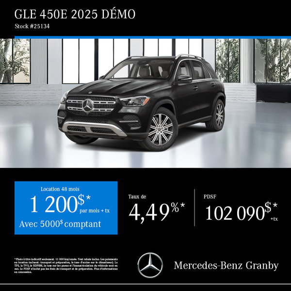 GLE 450E 2025 DÉMO