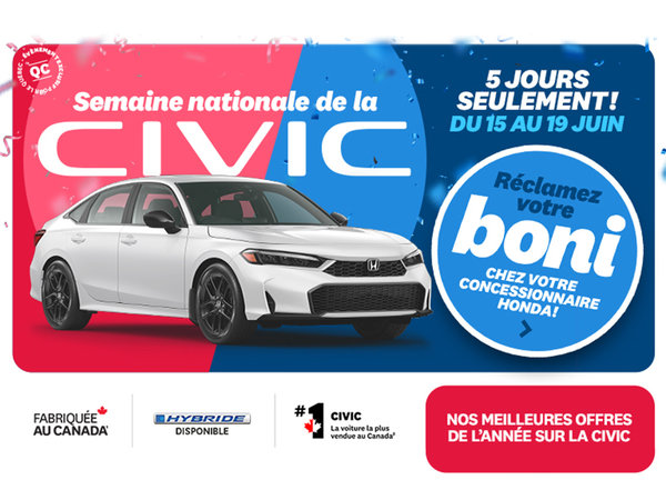 L'événement mensuel Honda !
