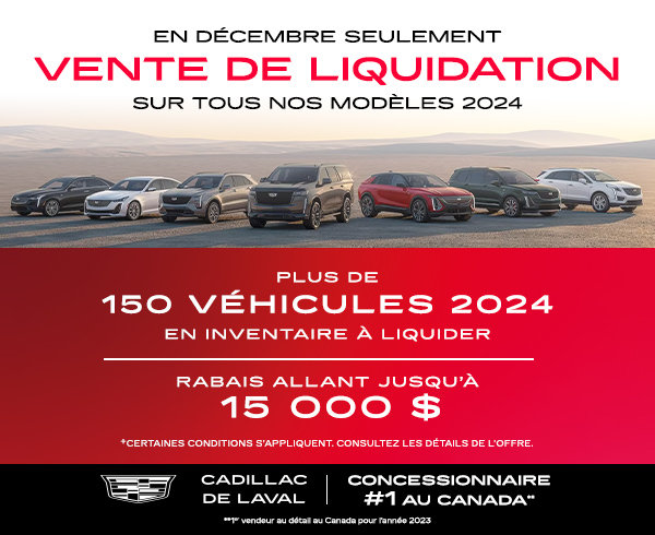 LIQUIDATION sur tous nos modèles 2024