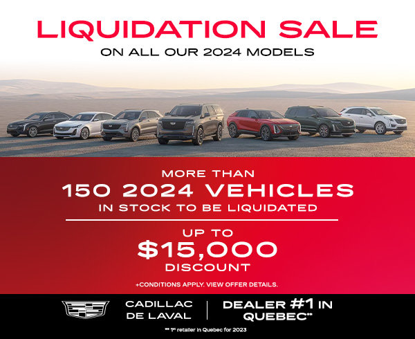 LIQUIDATION on all our 2024 models