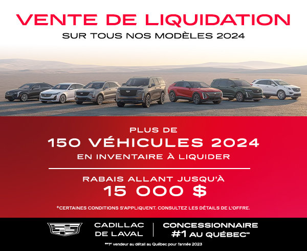 LIQUIDATION sur tous nos modèles 2024