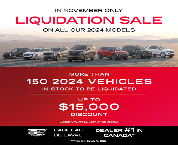 LIQUIDATION on all our 2024 models