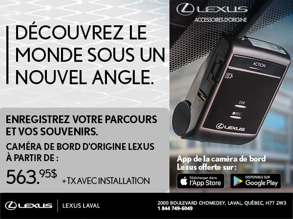 Caméra de bord d'origine Lexus