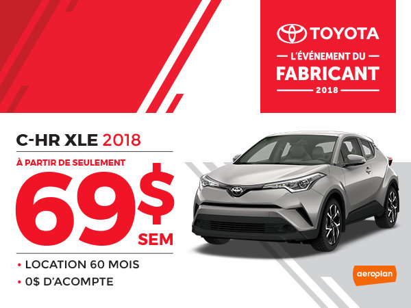 C-HR XLE 2018