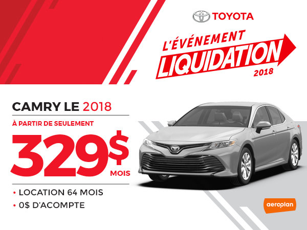 CAMRY LE 2018