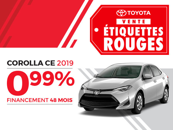 COROLLA CE 2019