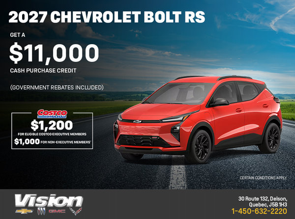 2027 Chevrolet Bolt RS