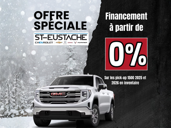 LIQUIDATION DE CAMIONS DES FÊTES CHEZ ST-EUSTACHE CHEVROLET!