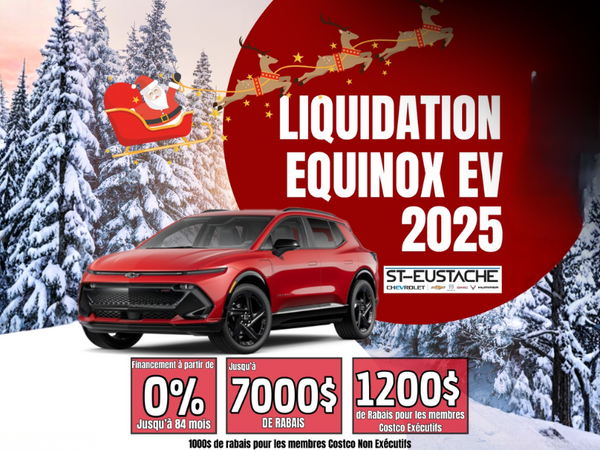 LIQUIDATION EQUINOX EV 2025