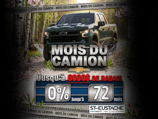 Truck Month at St-Eustache Chevrolet