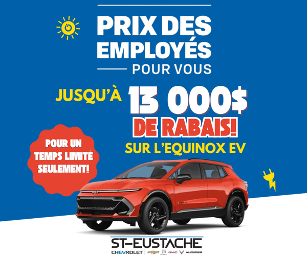RÉSERVEZ VOTRE CHEVROLET EQUINOX EV DÈS MAINTENANT