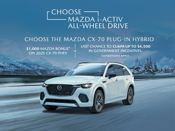 Mazda Gabriel Plateau - CHOOSE THE MAZDA CX-70 PLUG-IN HYBRID