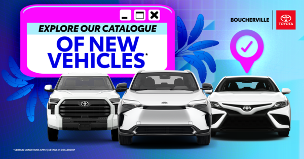 EXPLORE OUR CATALOG OF NEW VEHICLES !