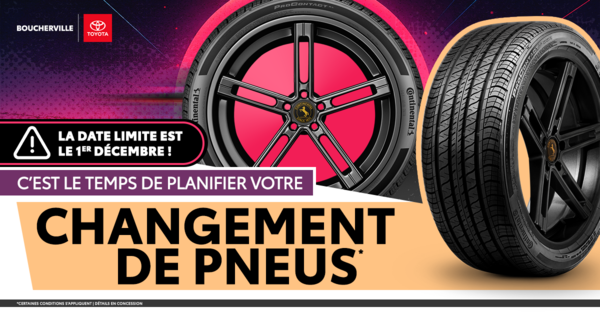 DATE LIMITE CHANGEMENT DE PNEUS !